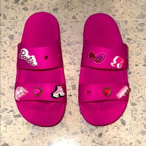 Barbie Crocs Pink Sandals Vibrant Flip Flops